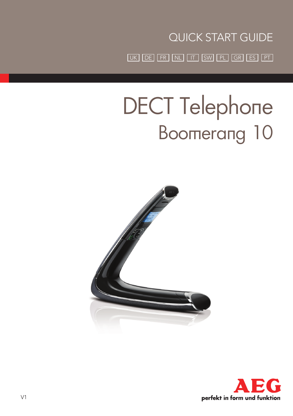 AEG Boomerang User Manual | 112 pages