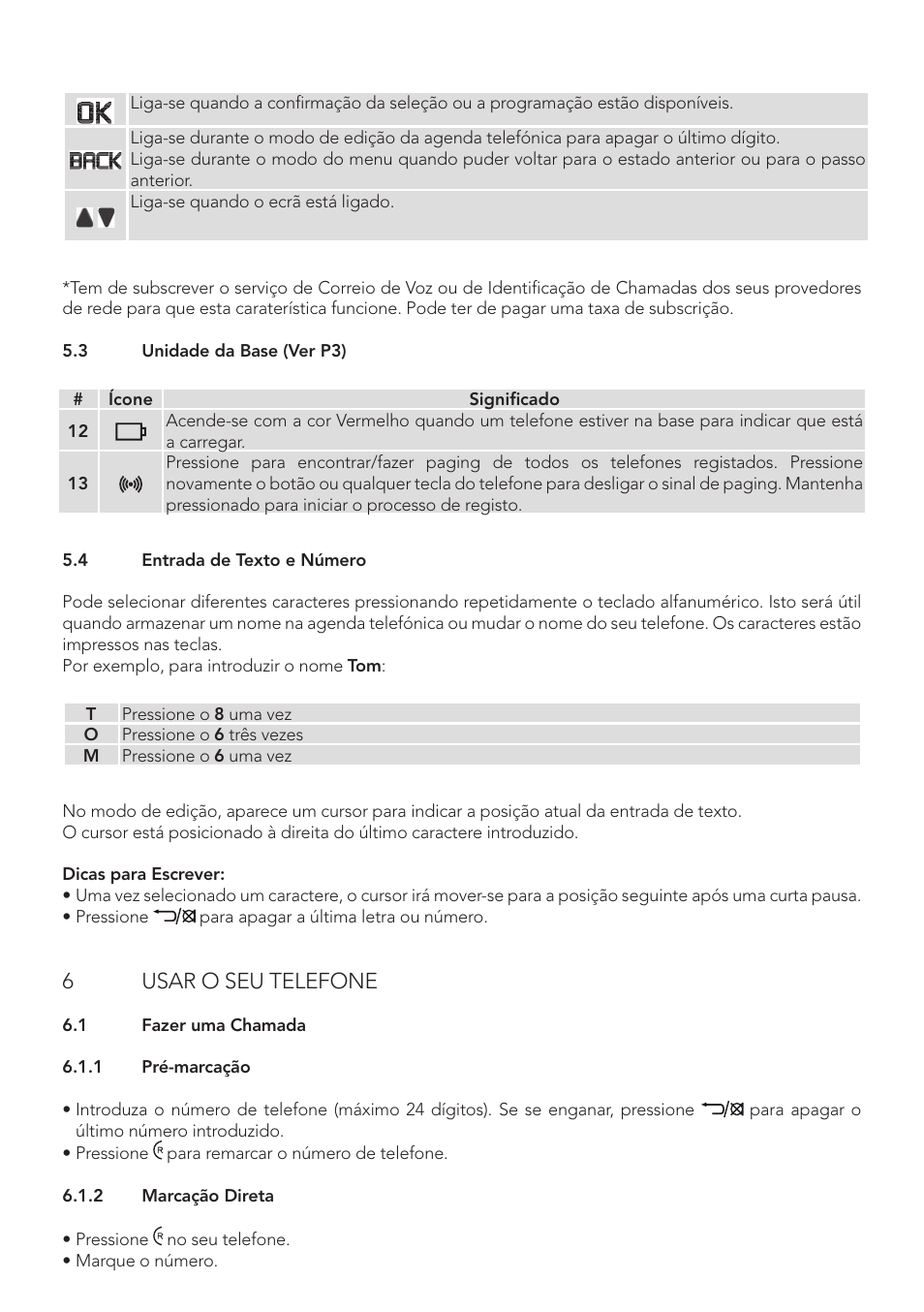 6usar o seu telefone | AEG Boomerang User Manual | Page 104 / 112