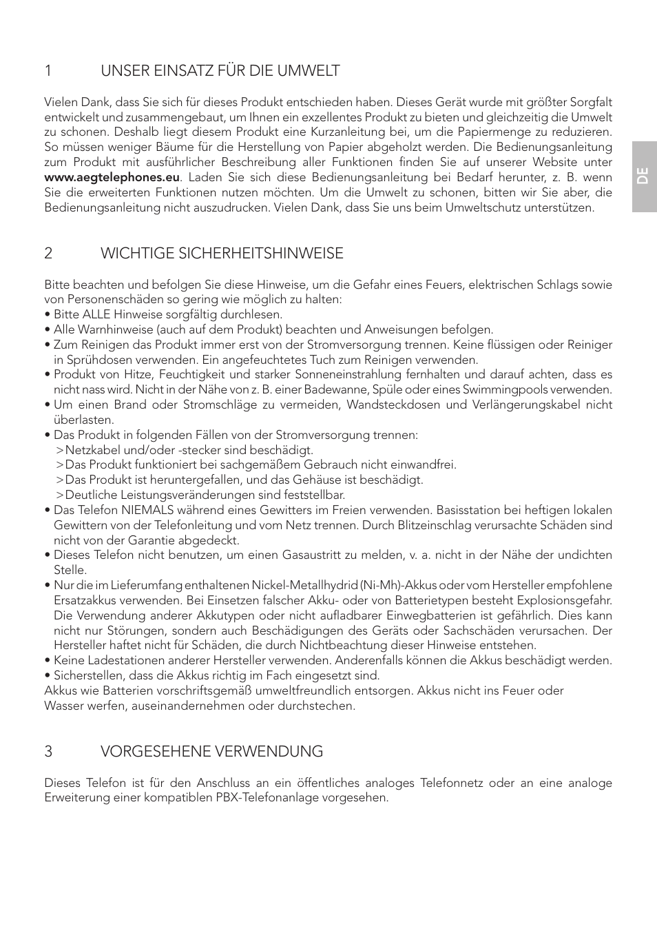 AEG Boomerang User Manual | Page 13 / 112