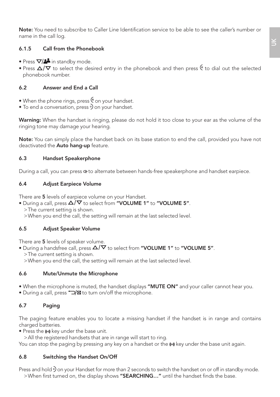 AEG Boomerang User Manual | Page 7 / 112