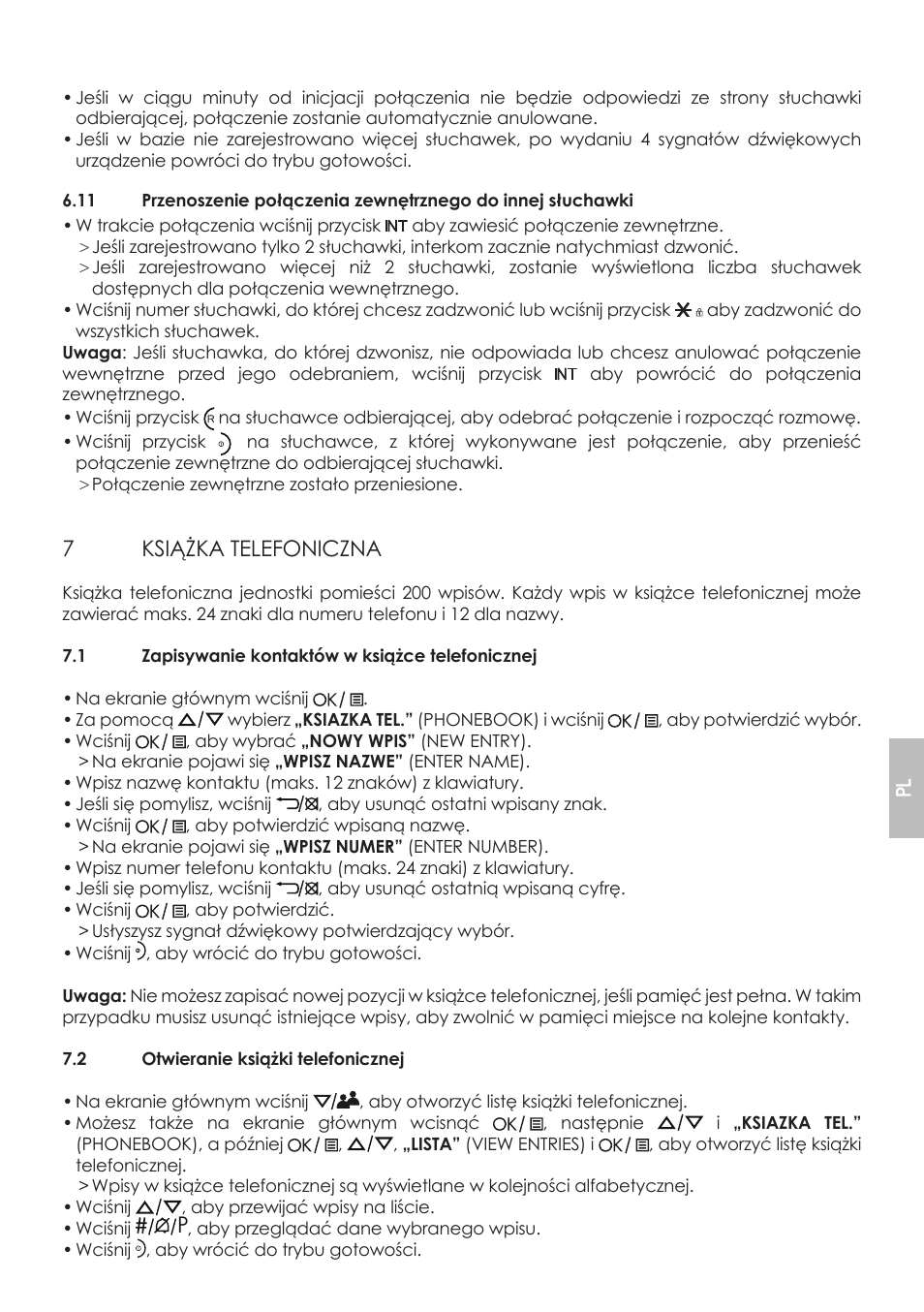 7książka telefoniczna | AEG Boomerang User Manual | Page 73 / 112