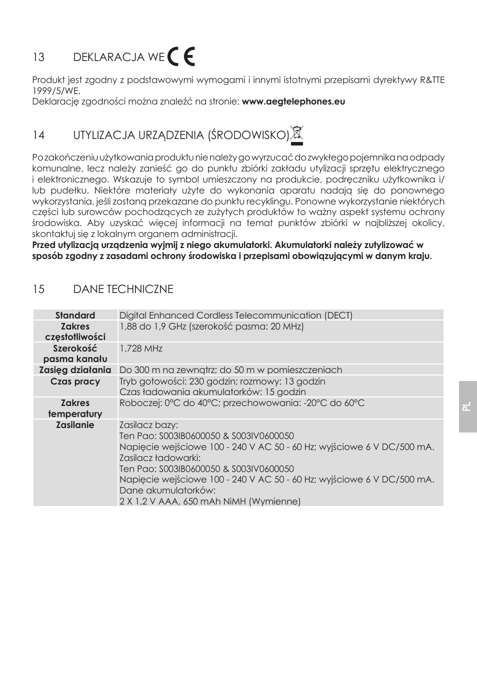 AEG Boomerang User Manual | Page 77 / 112