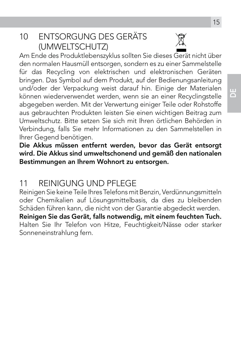 AEG Voxtel roam User Manual | Page 15 / 60