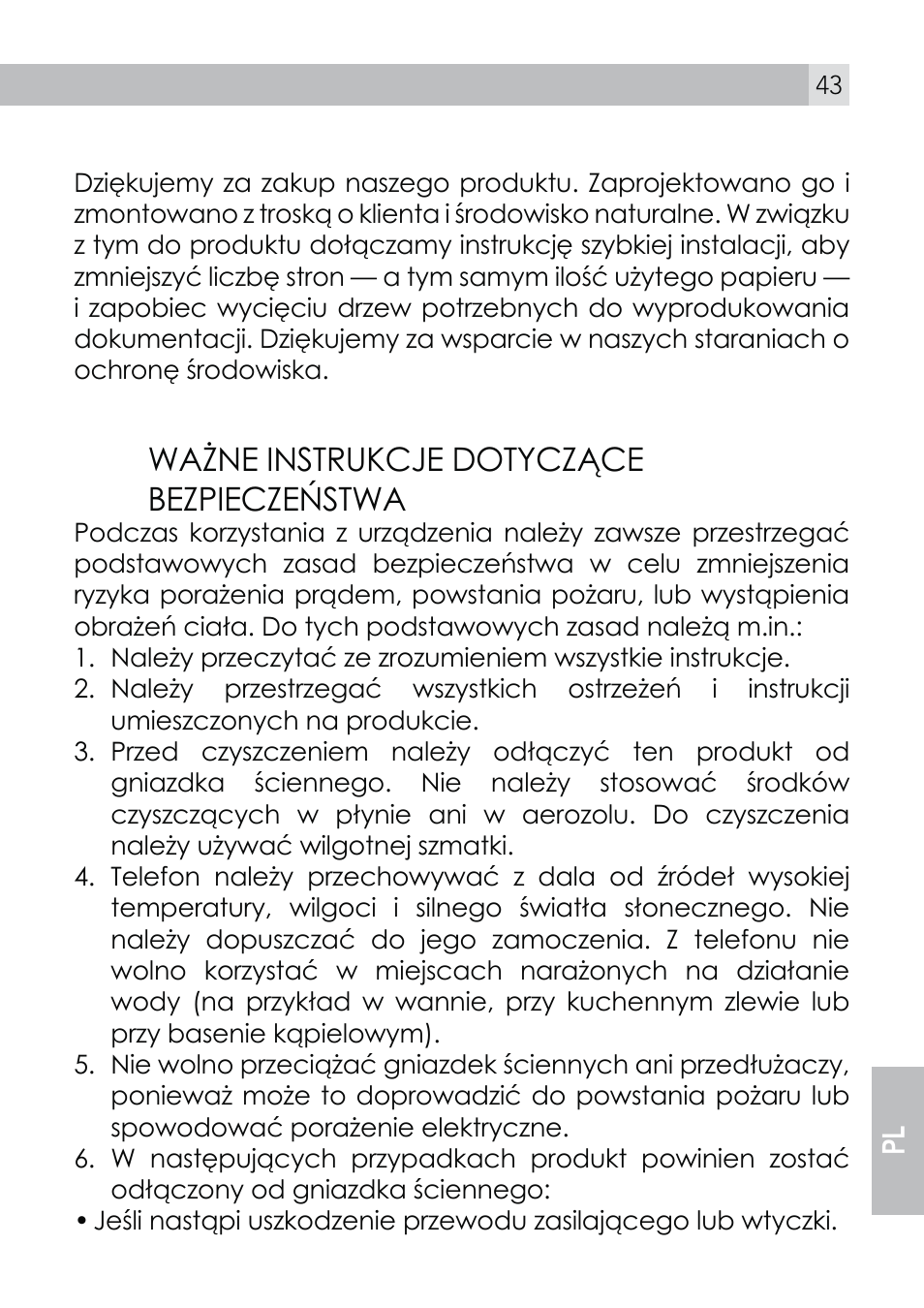 1bo nie jest nam wszystko jedno | AEG Voxtel roam User Manual | Page 43 / 60