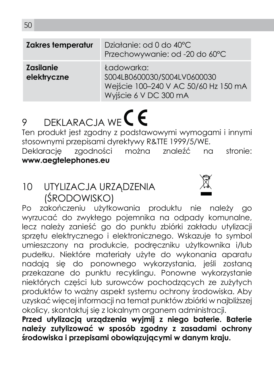 AEG Voxtel roam User Manual | Page 50 / 60