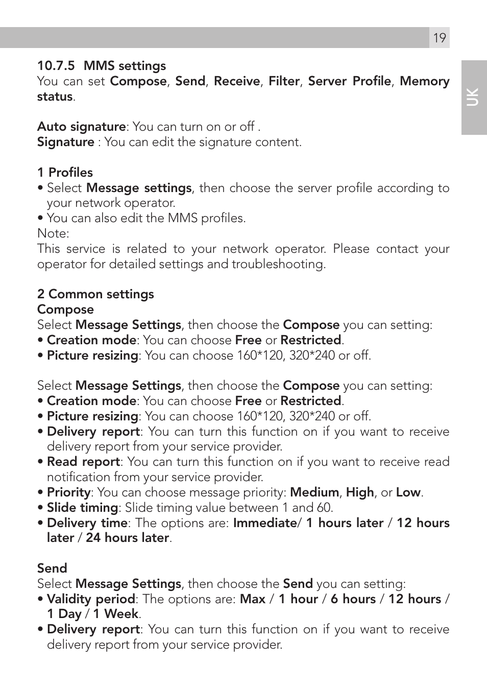 AEG Voxtel M400 User Manual | Page 19 / 40