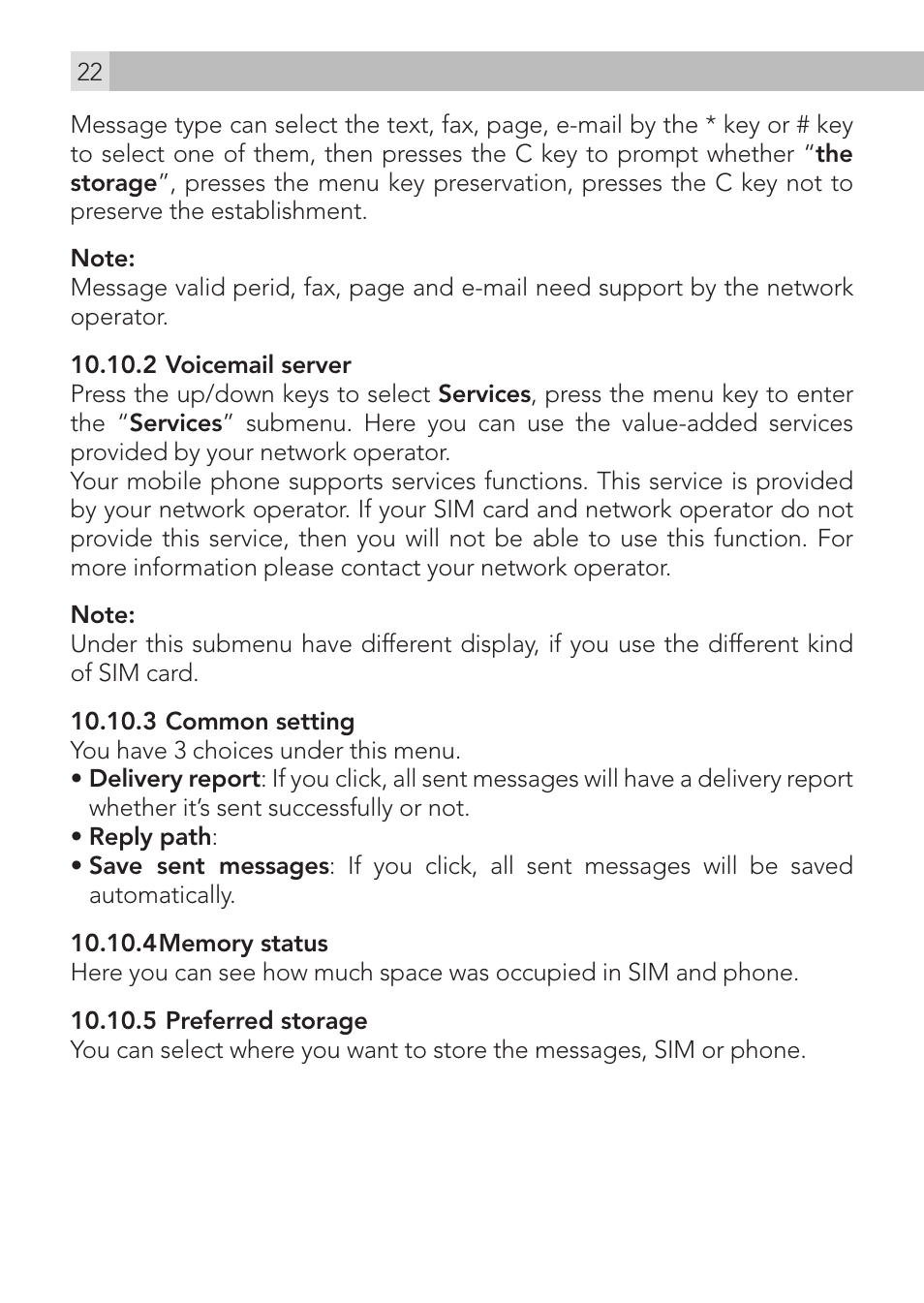 AEG Voxtel M400 User Manual | Page 22 / 40