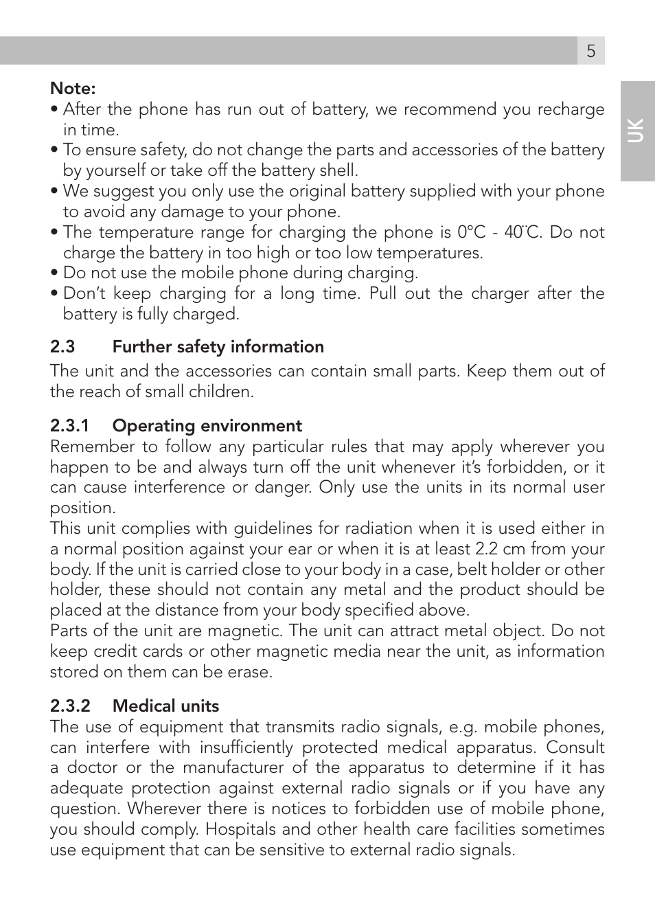 AEG Voxtel M400 User Manual | Page 5 / 40