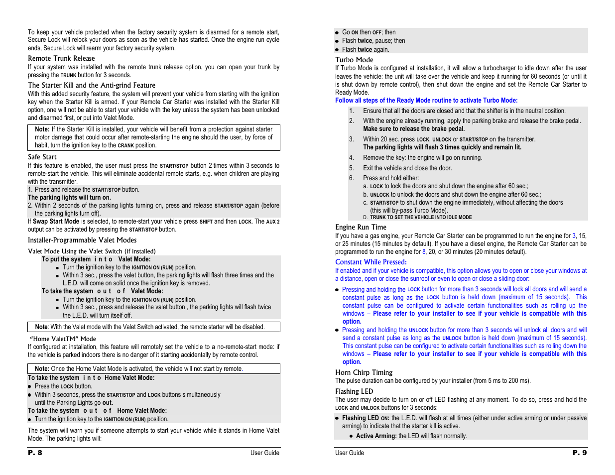 Autostart AS-2370 User Manual | Page 8 / 8