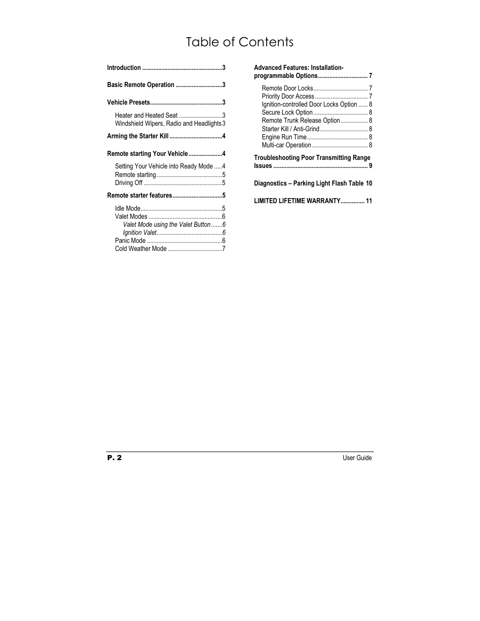 Autostart AS-1452v User Manual | Page 2 / 11