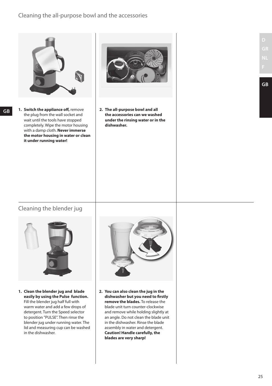AEG FP5200 User Manual | Page 25 / 28
