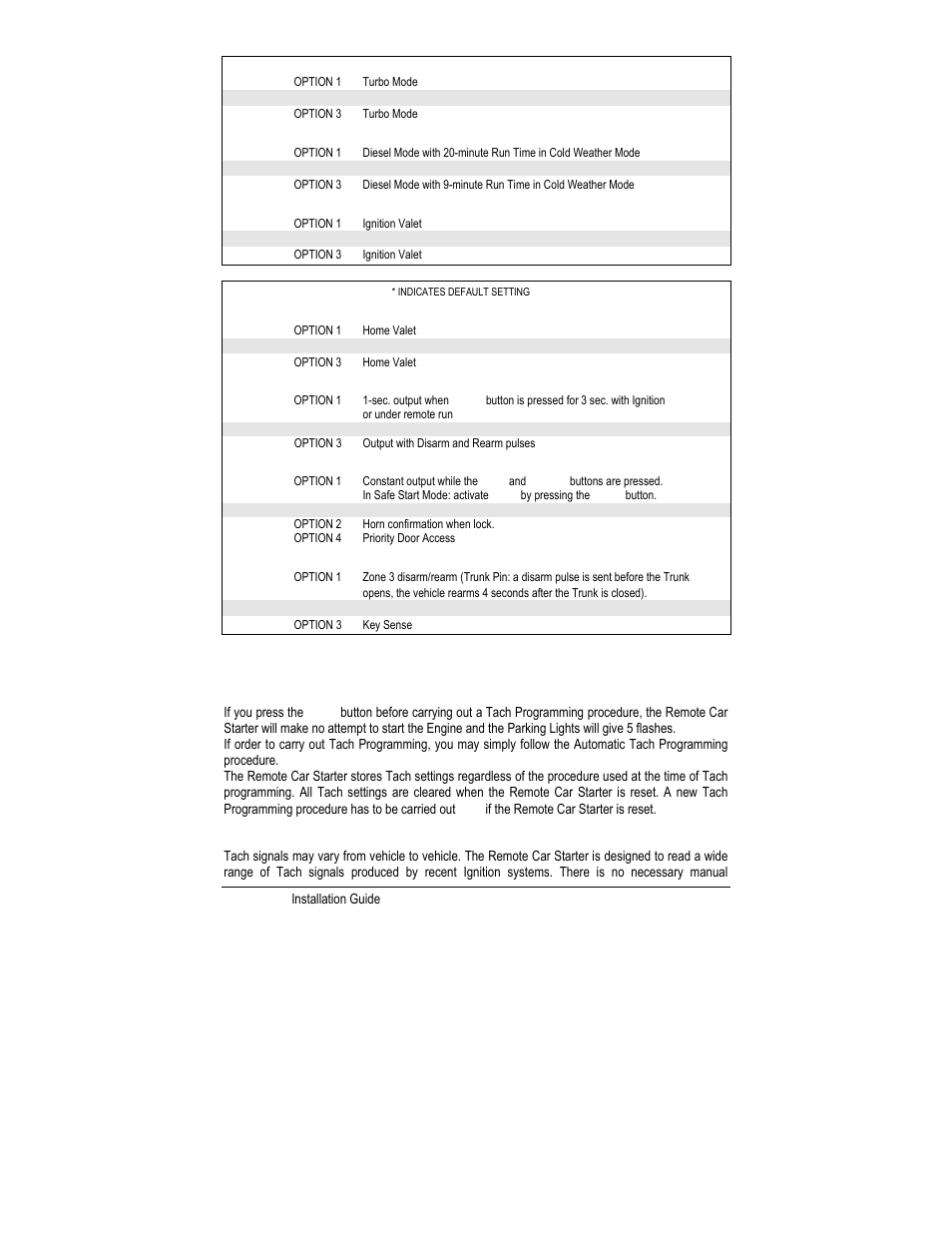 Tach programming, About tach programming, Multi-speed tach programming | Tach programming about tach programming | Autostart MANUAL TRANSMISSION REMOTE STARTER AS-1785 User Manual | Page 15 / 24