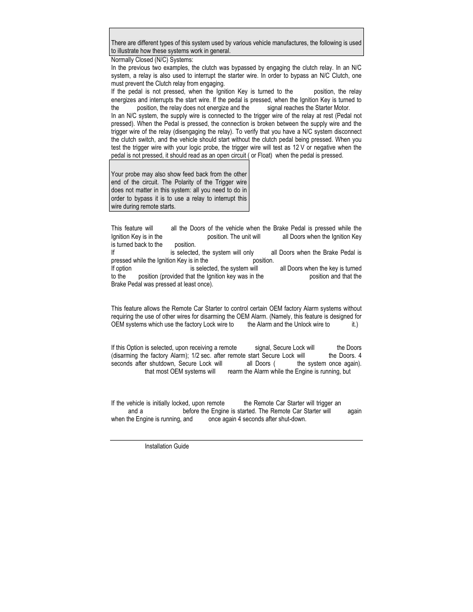 Ignition-controlled door locks, Secure lock, Standard secure lock | Smart secure lock | Autostart MANUAL TRANSMISSION REMOTE STARTER AS-1785 User Manual | Page 21 / 24