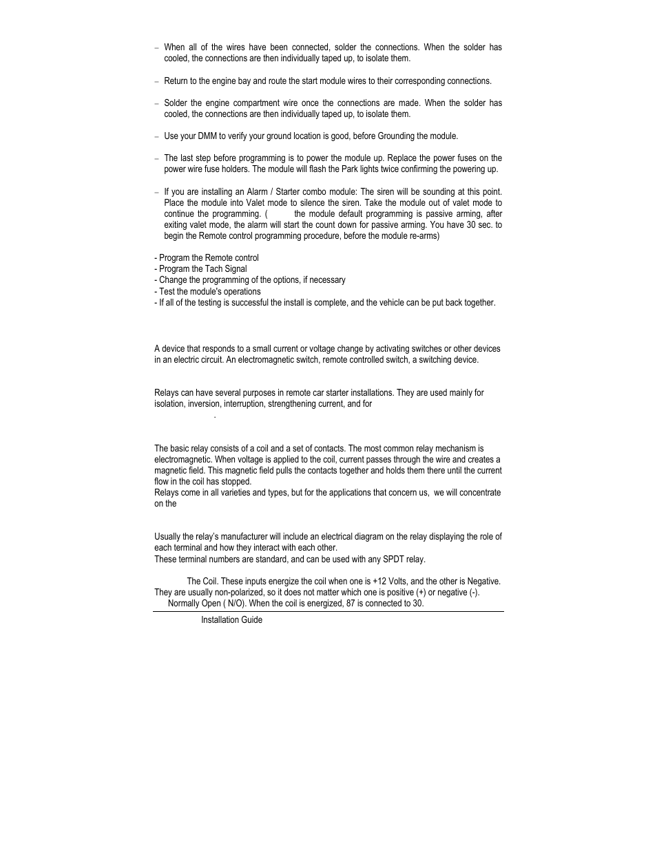 A basic introduction to the relay | Autostart CT-3200 User Manual | Page 15 / 21