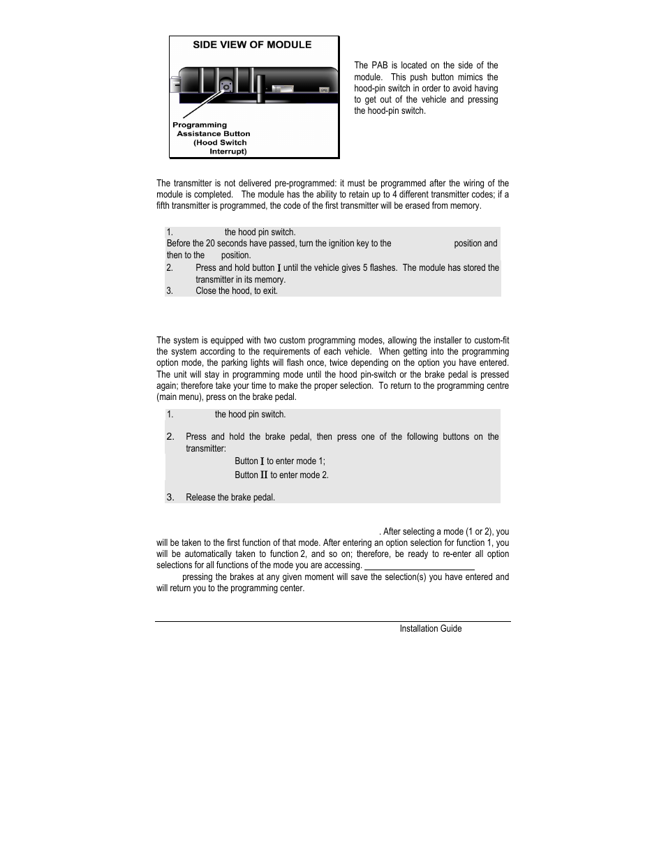 The programming assistance button (a.k.a. pab.), Before programming a transmitter, How to program the transmitter | How to enter programming options mode | Autostart CT-3200 User Manual | Page 8 / 21