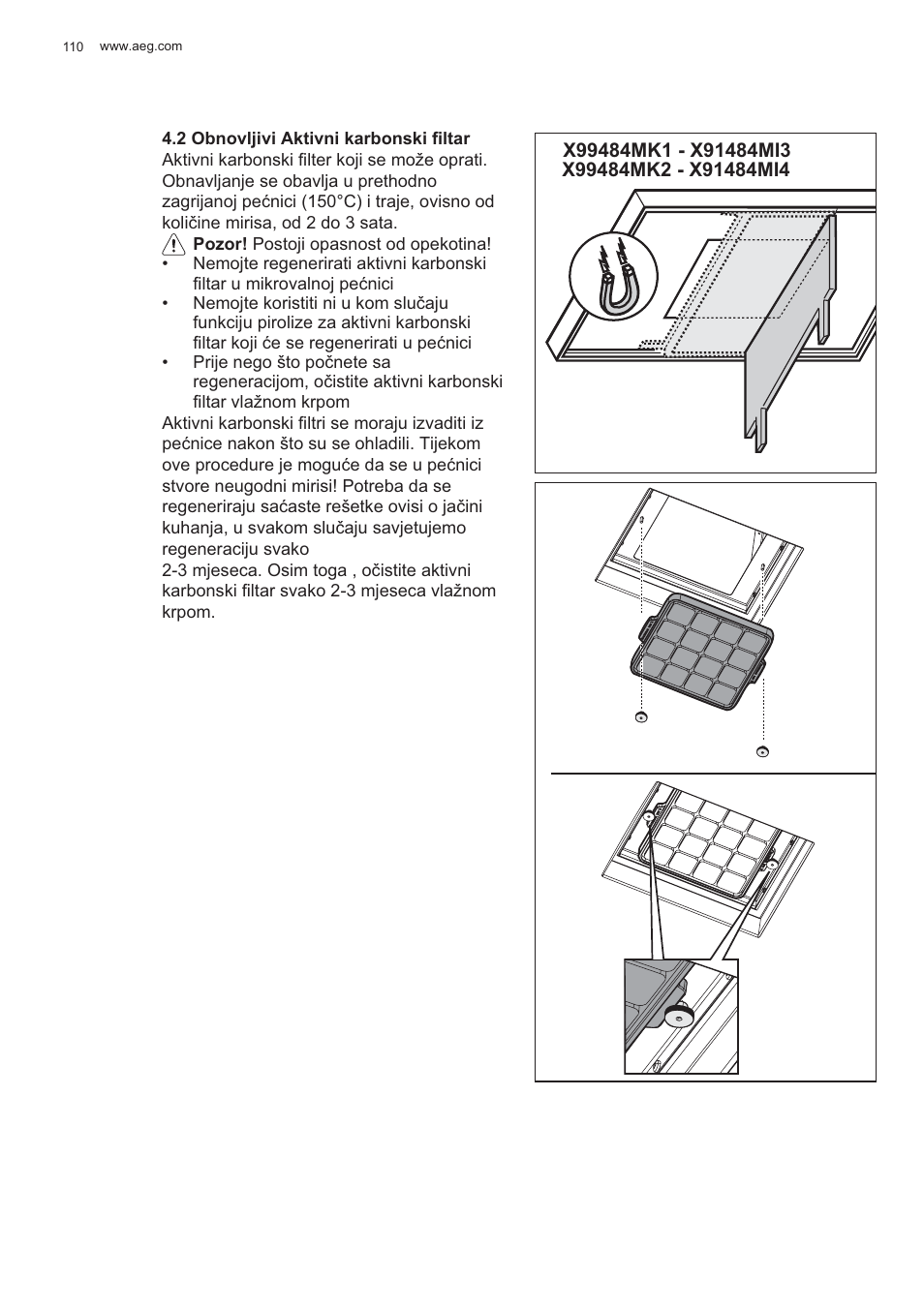 AEG X99484MD1 User Manual | Page 110 / 160