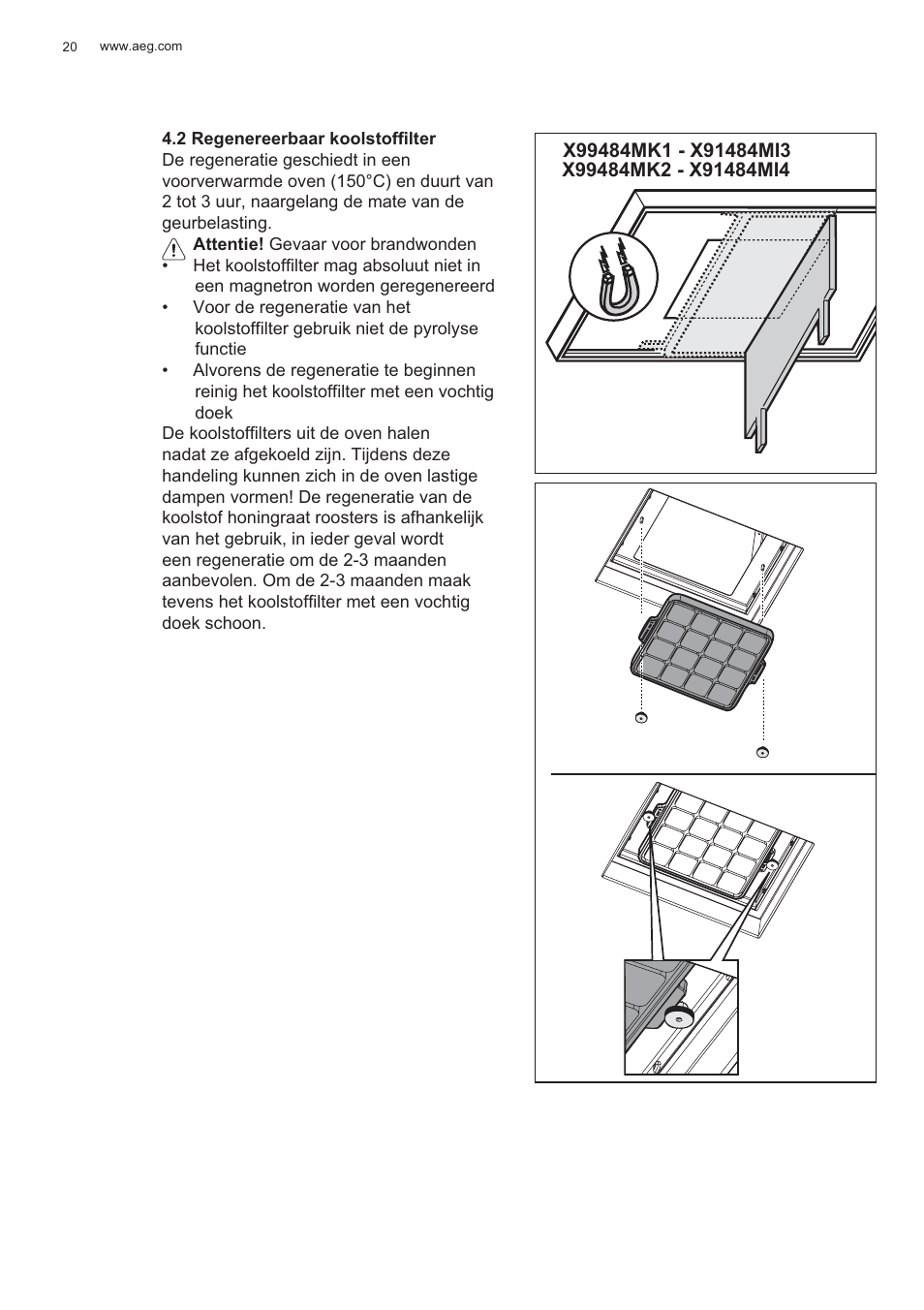 AEG X99484MD1 User Manual | Page 20 / 160