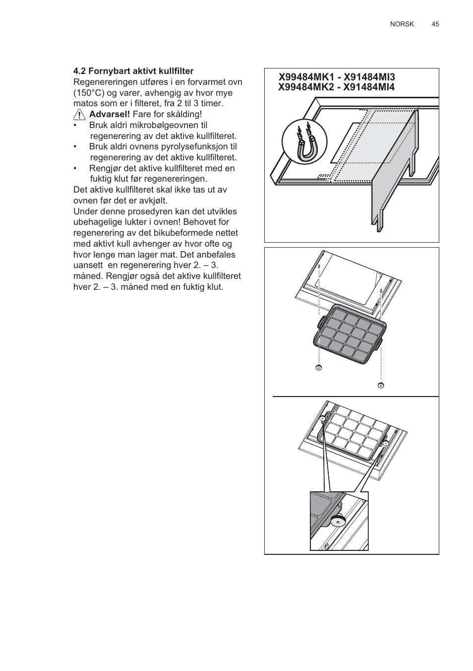 AEG X99484MD1 User Manual | Page 45 / 160