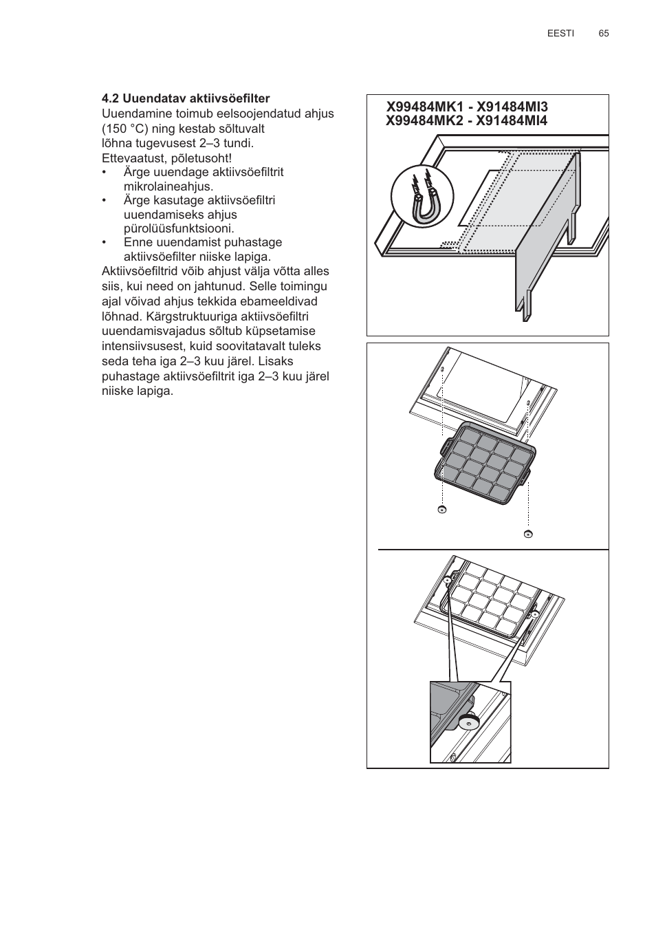 AEG X99484MD1 User Manual | Page 65 / 160