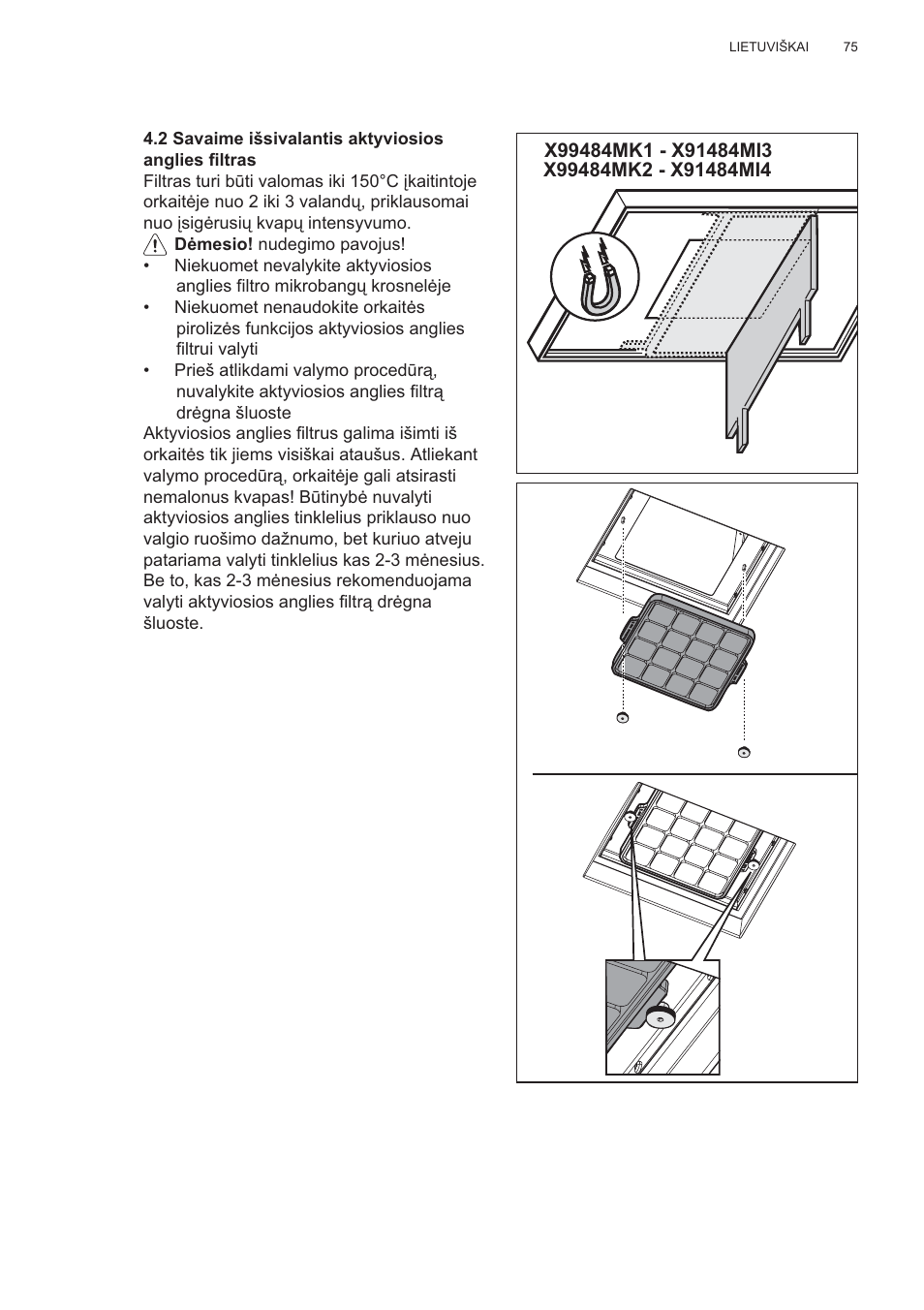 AEG X99484MD1 User Manual | Page 75 / 160