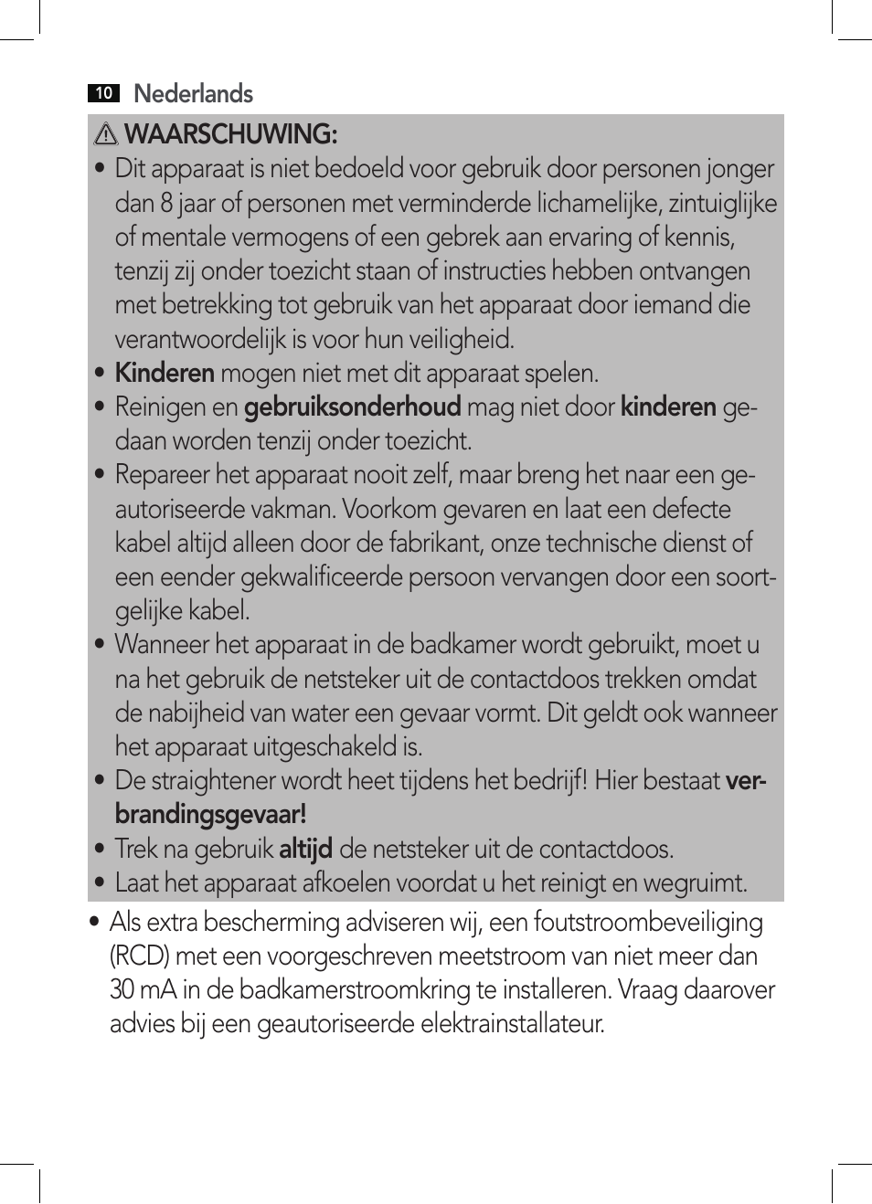 AEG HC 5590 User Manual | Page 10 / 50