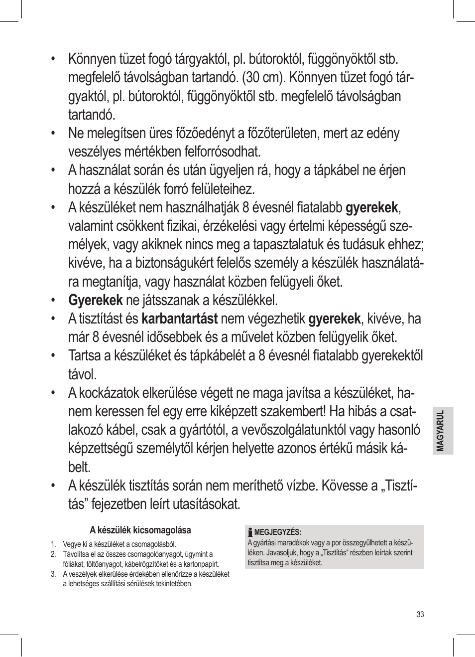 AEG MC 4461 BT wei User Manual | Page 33 / 48