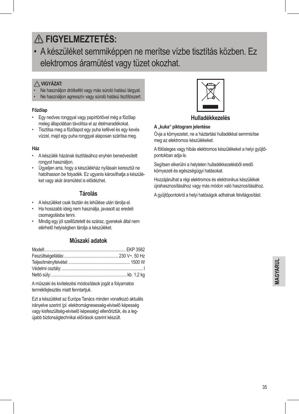 AEG MC 4461 BT wei User Manual | Page 35 / 48