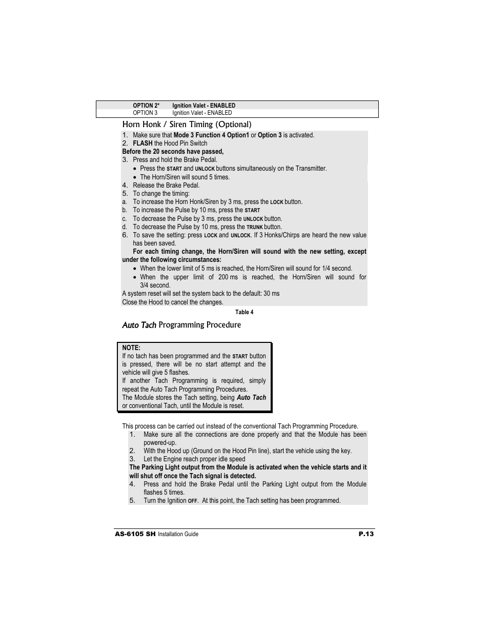 Autostart AS-6105 SH User Manual | Page 13 / 20