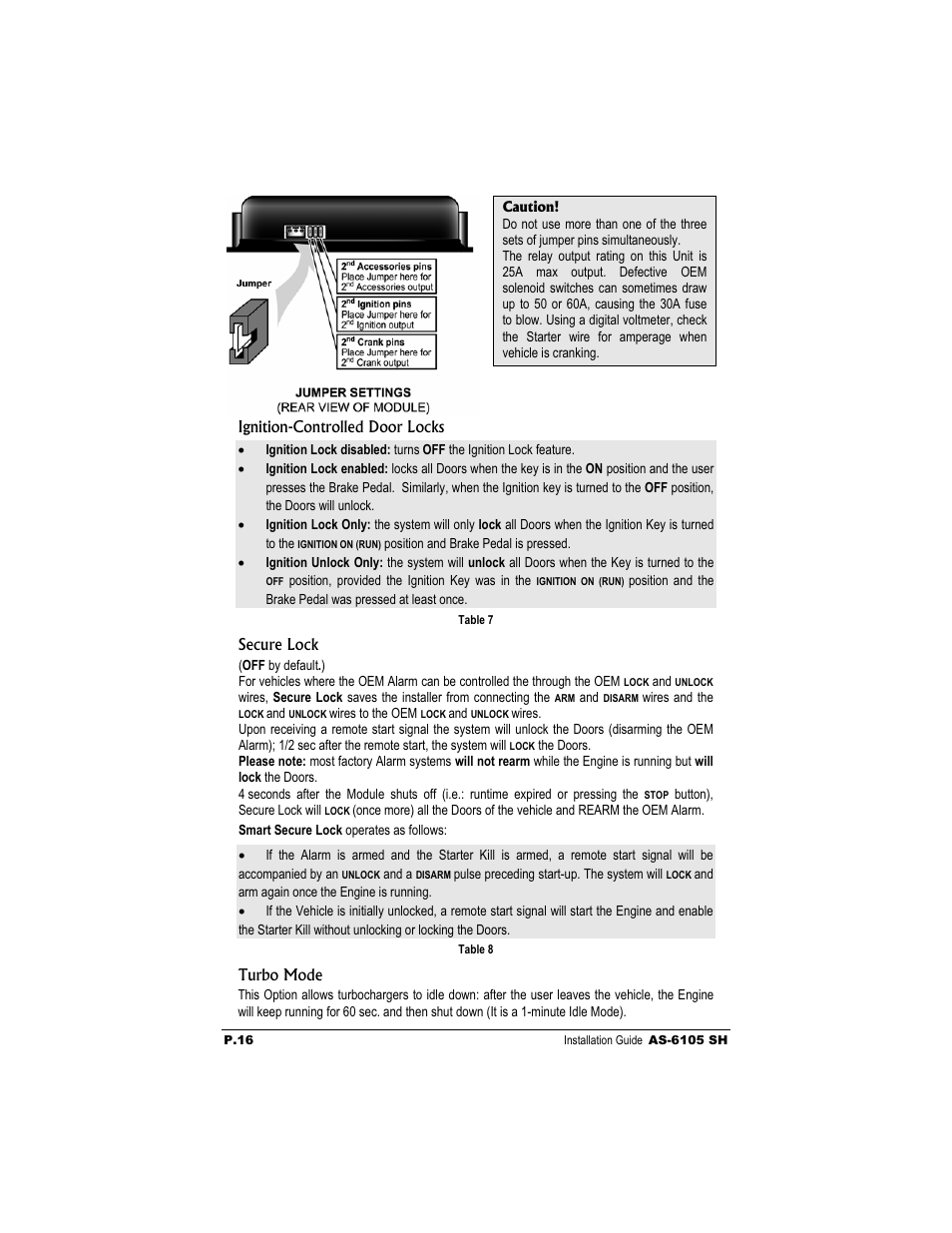 Autostart AS-6105 SH User Manual | Page 16 / 20