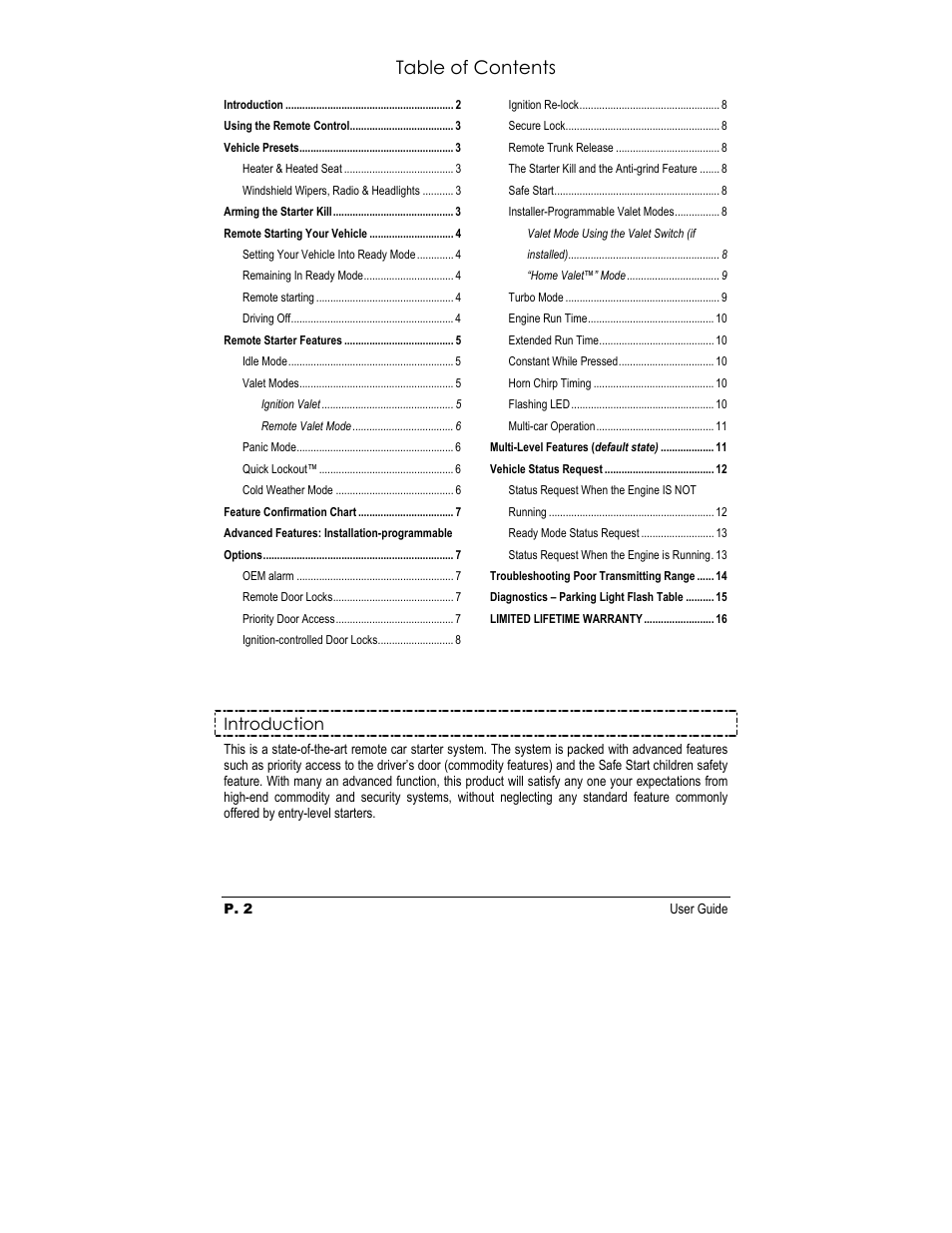 Autostart AS-2350vTW-FM User Manual | Page 2 / 16