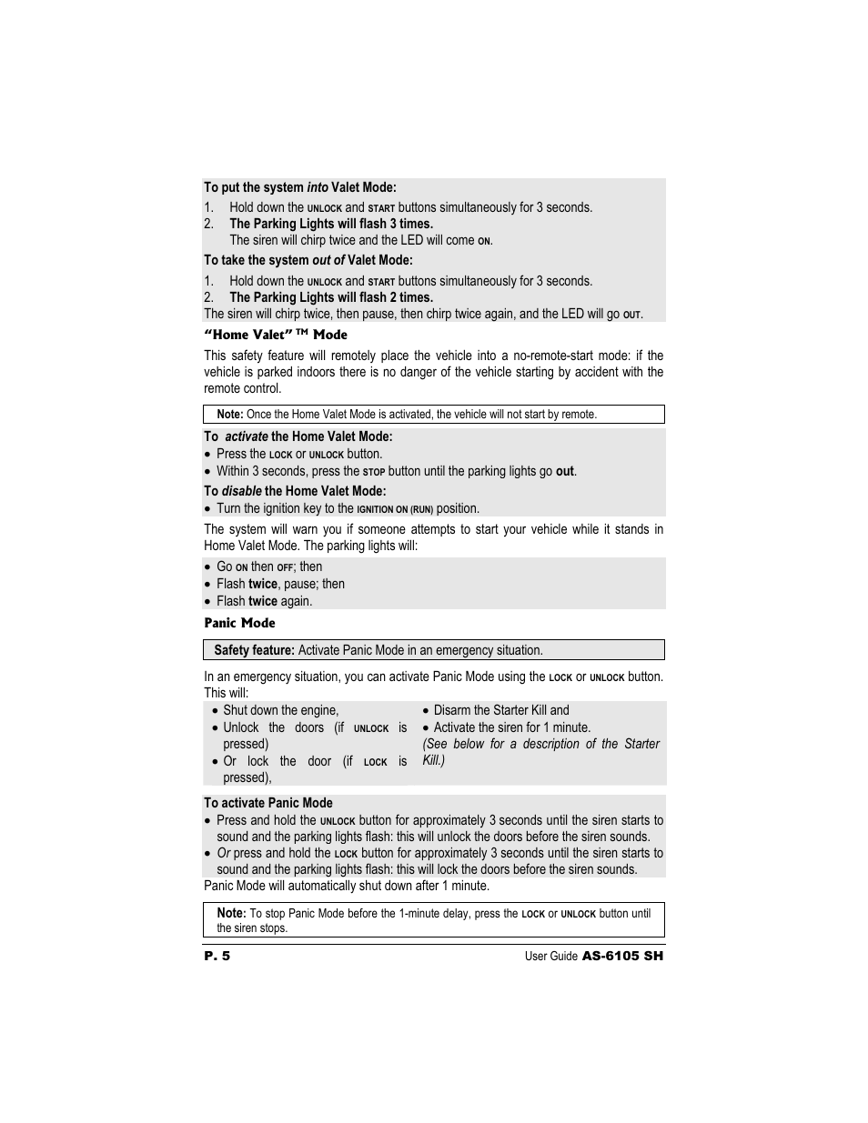 Autostart AS-6105 User Manual | Page 5 / 11