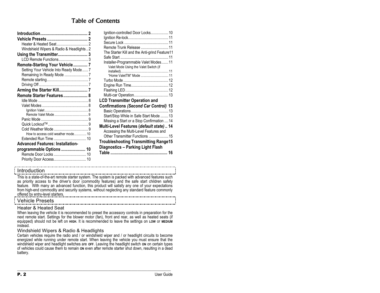 Autostart AS-2460 User Manual | Page 2 / 10