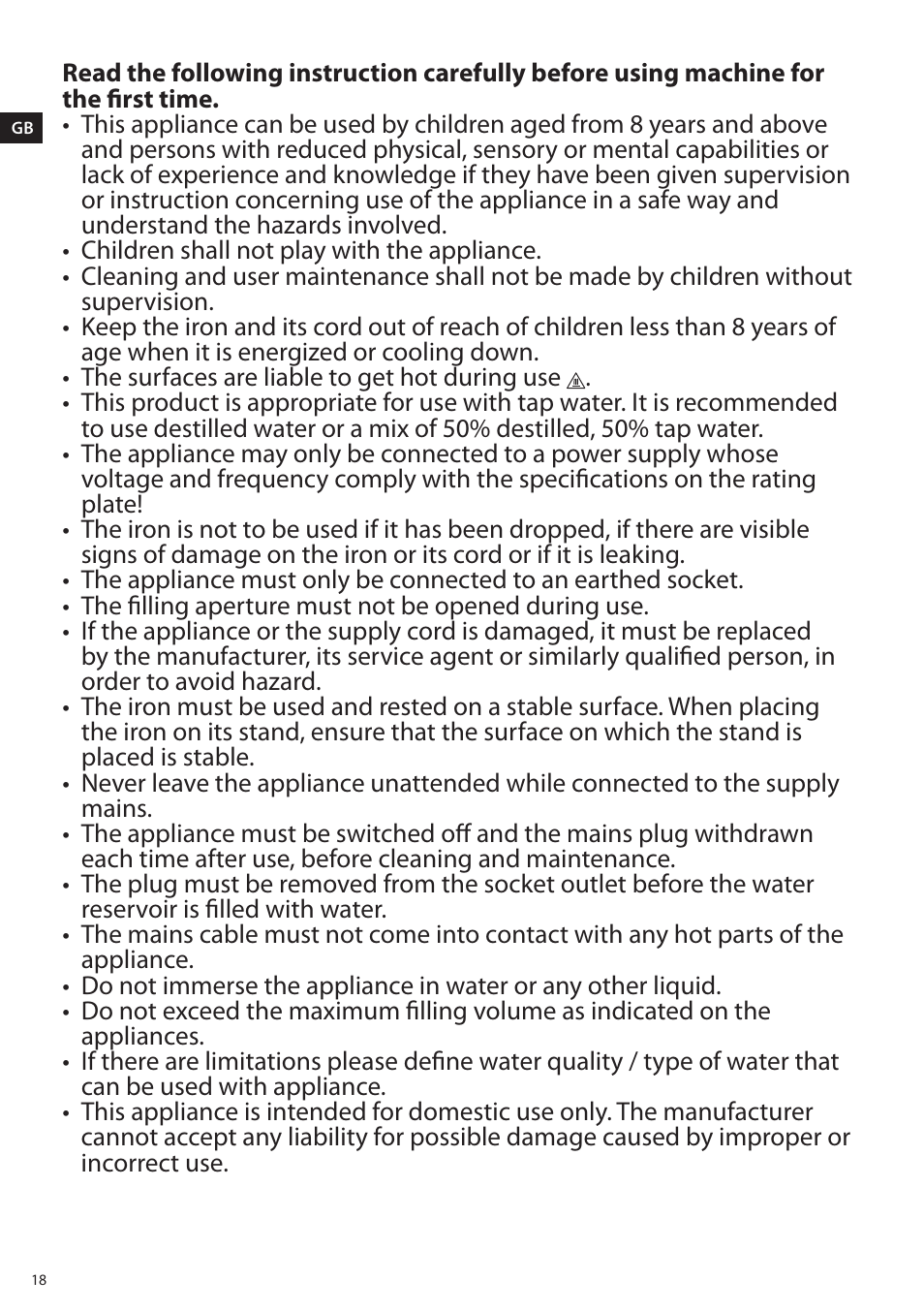 AEG DB5210 User Manual | Page 18 / 24