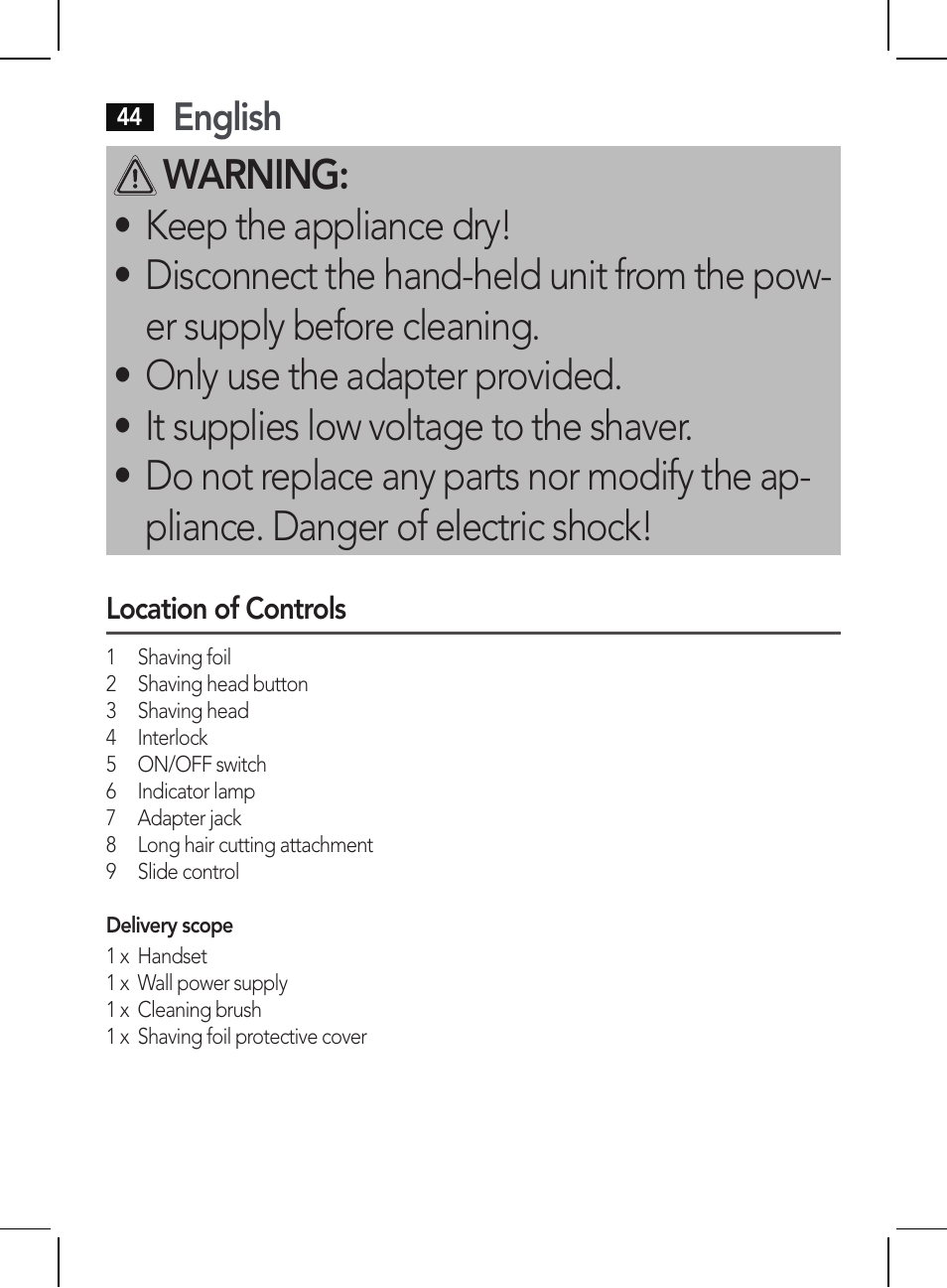 English | AEG HR 5625 User Manual | Page 44 / 86
