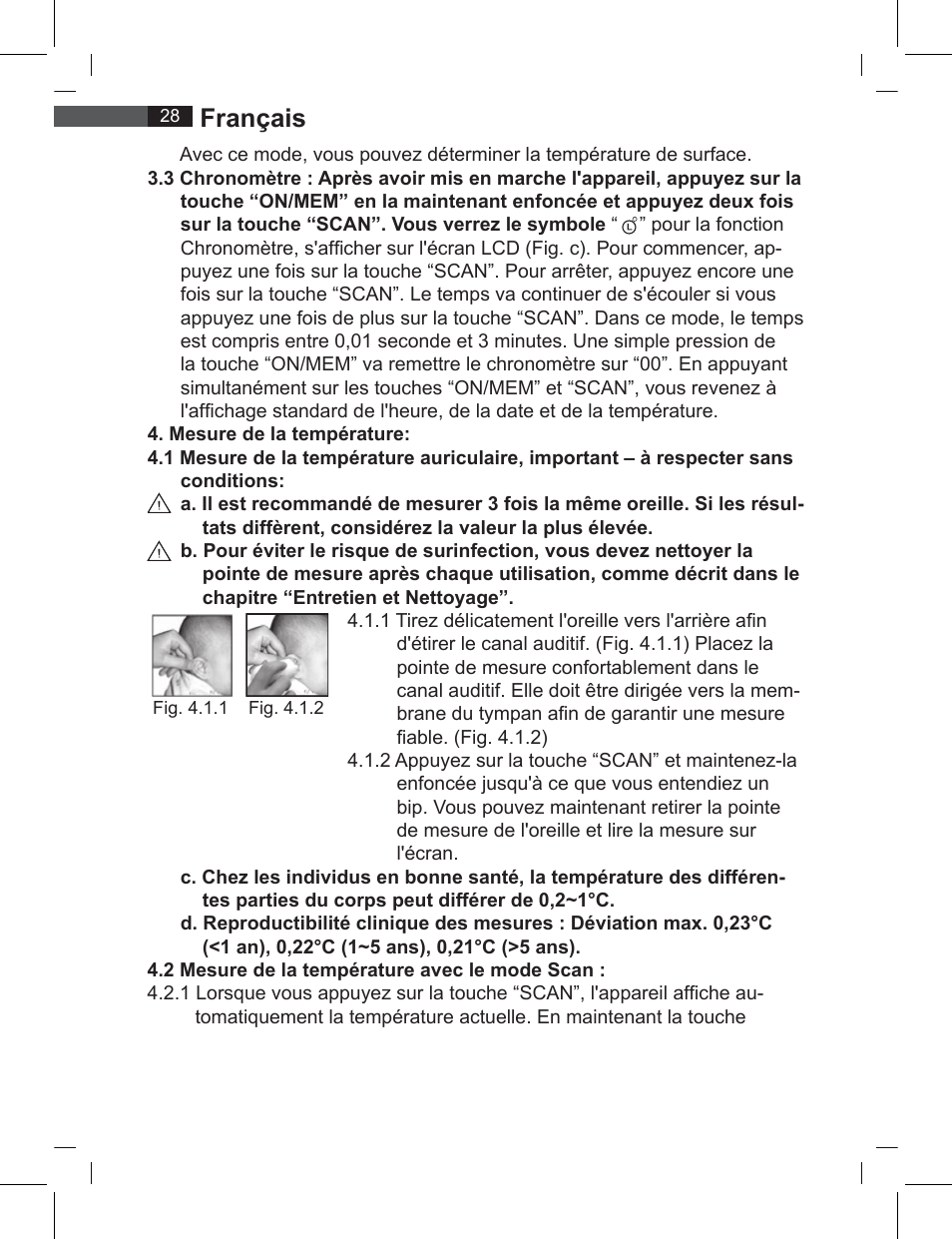 Français | AEG FT 4919 User Manual | Page 28 / 114