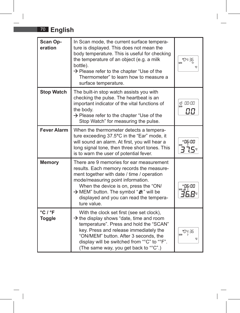 English | AEG FT 4919 User Manual | Page 70 / 114