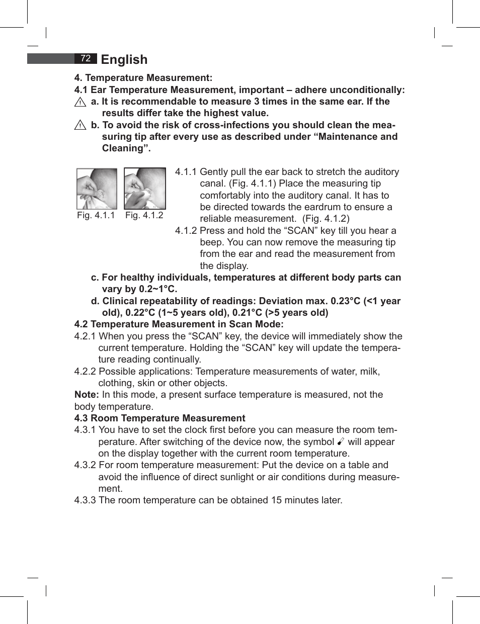 English | AEG FT 4919 User Manual | Page 72 / 114