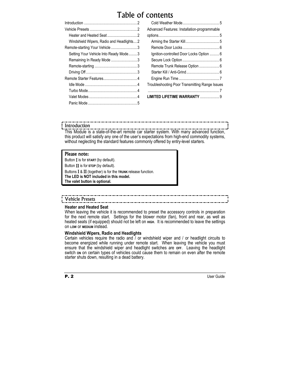 Autostart AS-1291 User Manual | Page 2 / 9