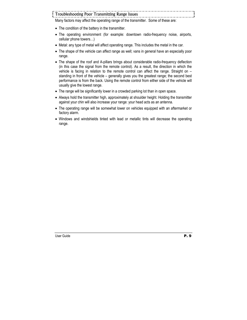 Autostart AS-1452 HF User Manual | Page 9 / 10
