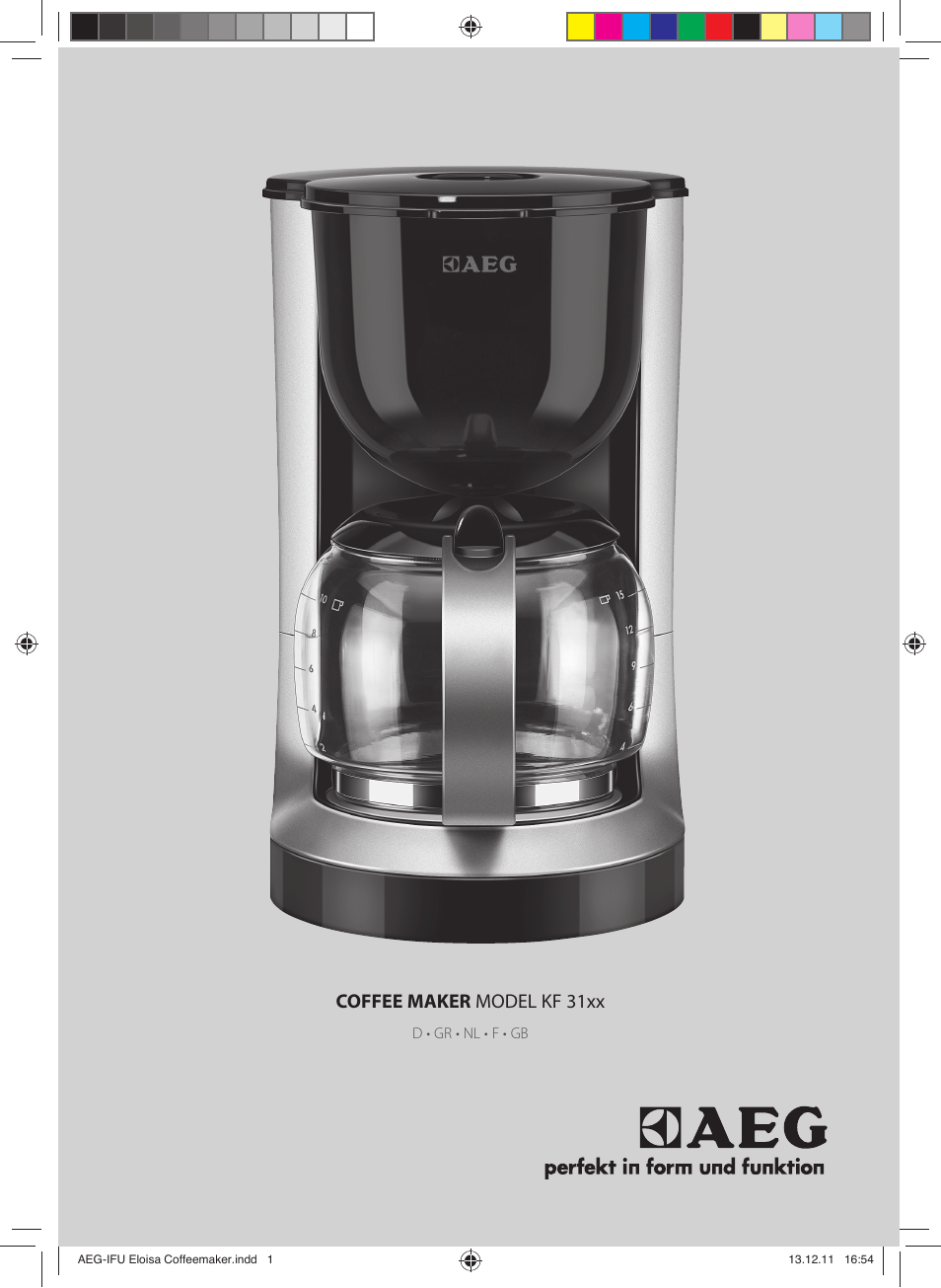 AEG EWA3110 User Manual | 24 pages