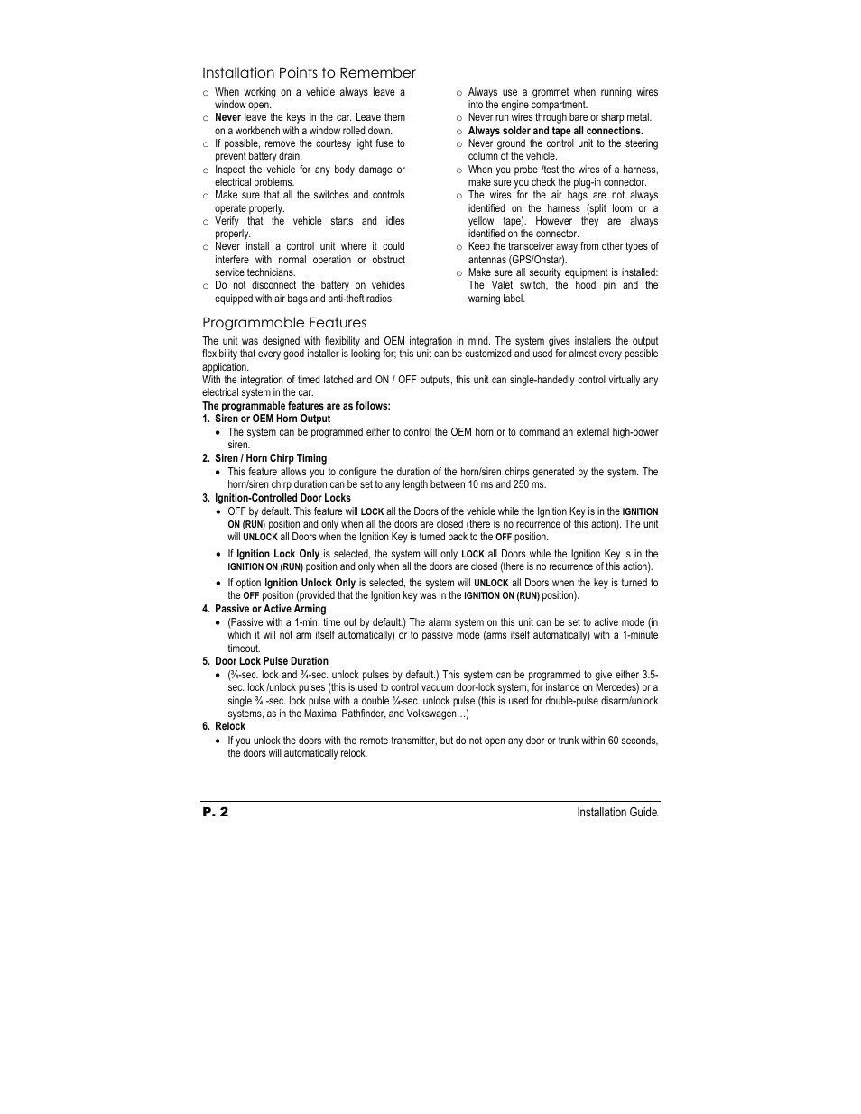 Autostart ASL-350 User Manual | Page 2 / 8