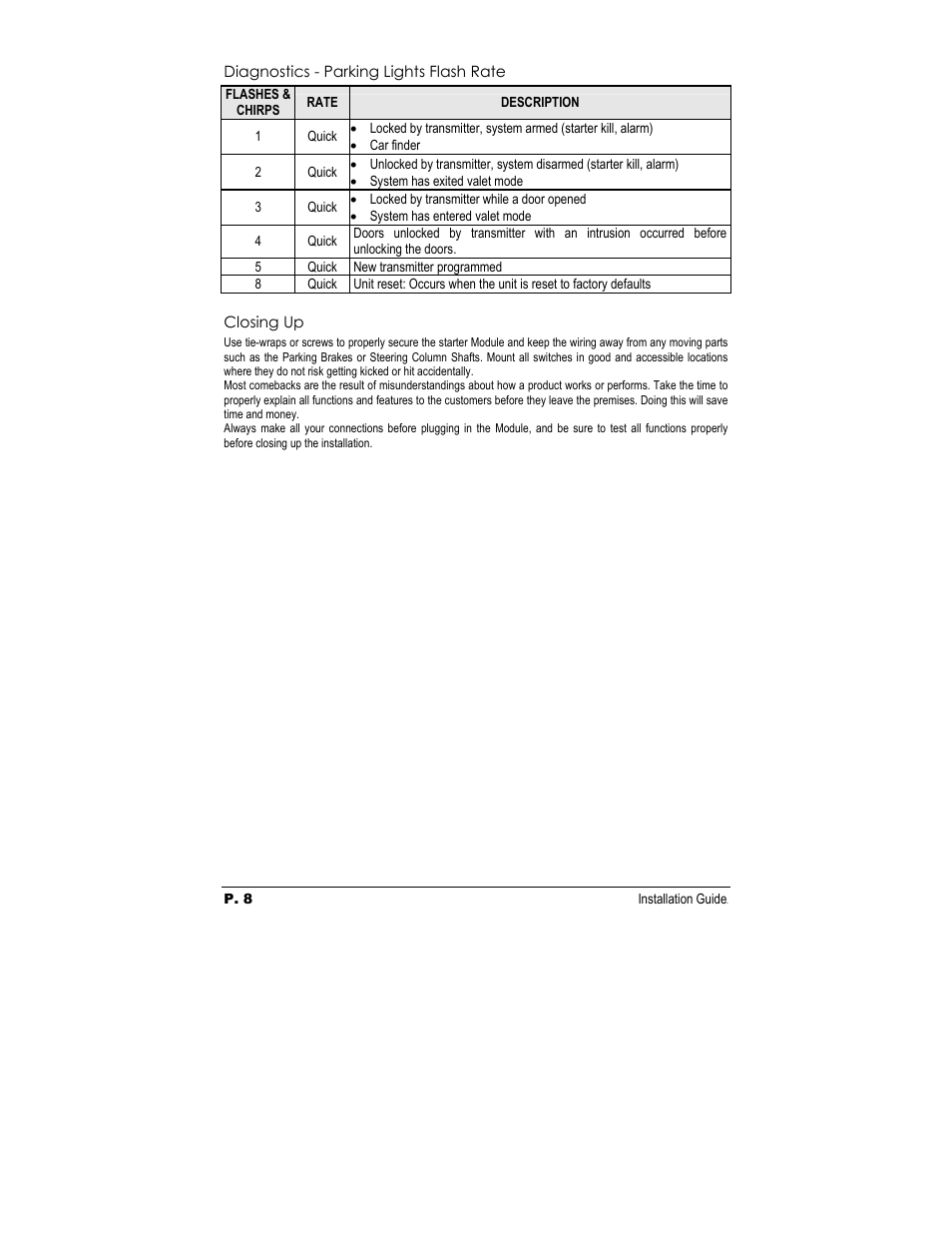 Autostart ASL-350 User Manual | Page 8 / 8