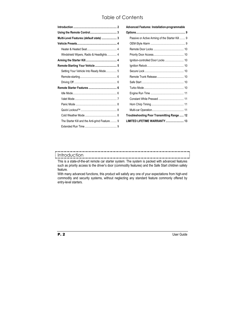 Autostart AS-1757v User Manual | Page 2 / 13