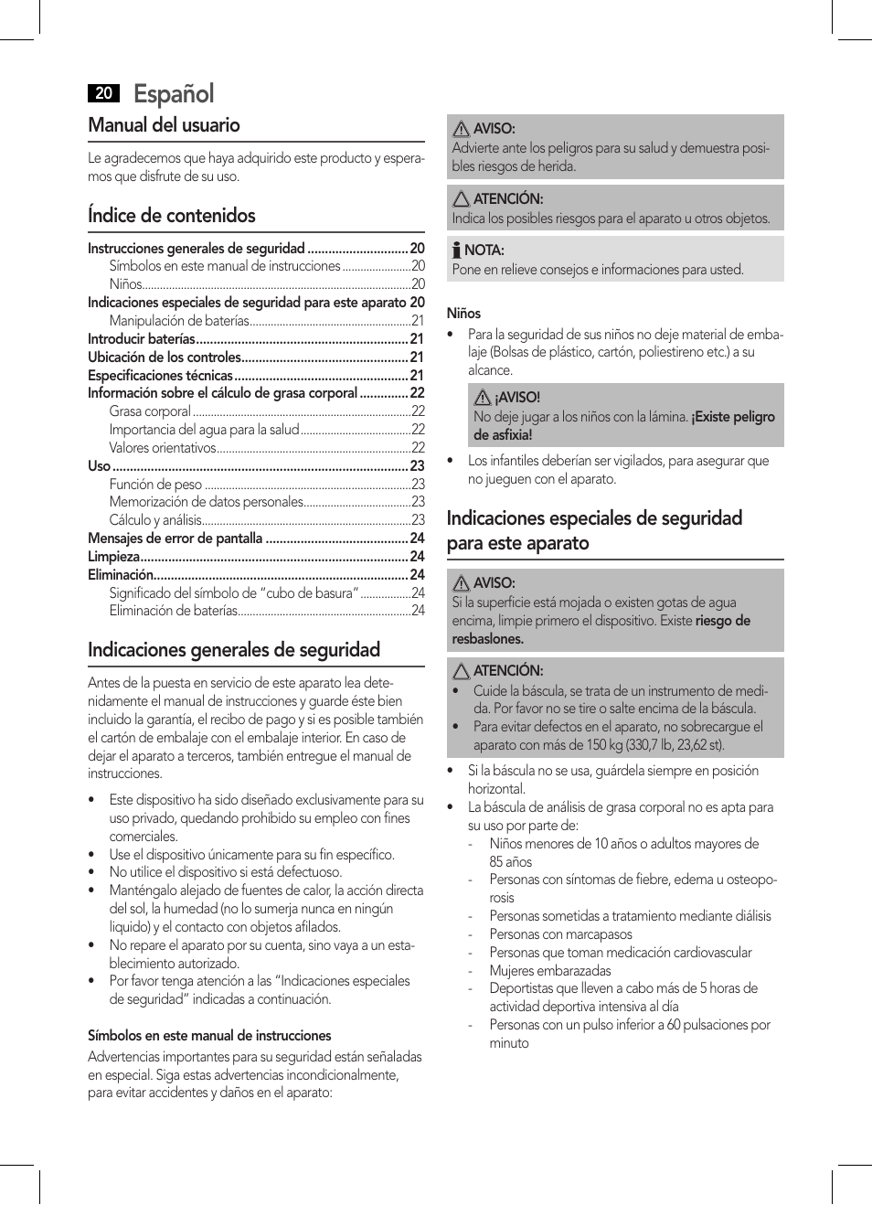 AEG PW 5570 FA User Manual | Page 20 / 62