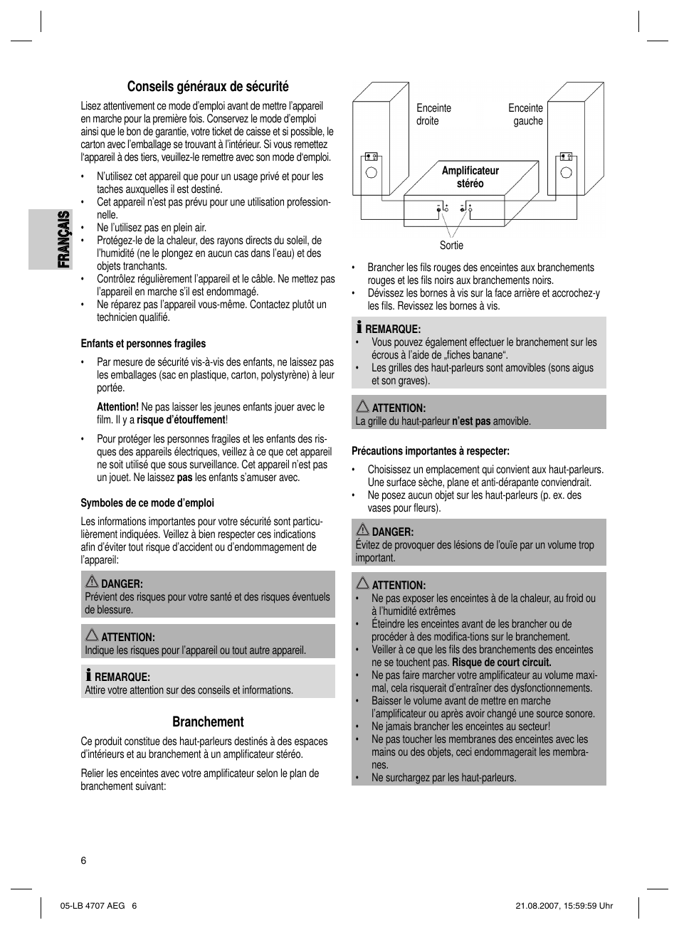 AEG LB 4710 User Manual | Page 6 / 28