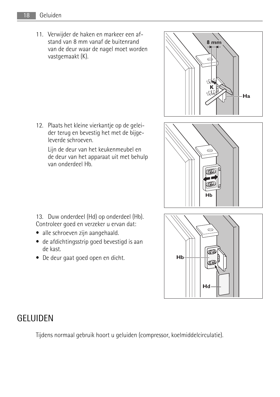 Geluiden | AEG SKD81840S1 User Manual | Page 18 / 100
