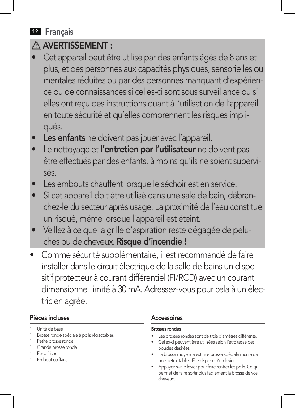 AEG HAS 5582 User Manual | Page 12 / 44
