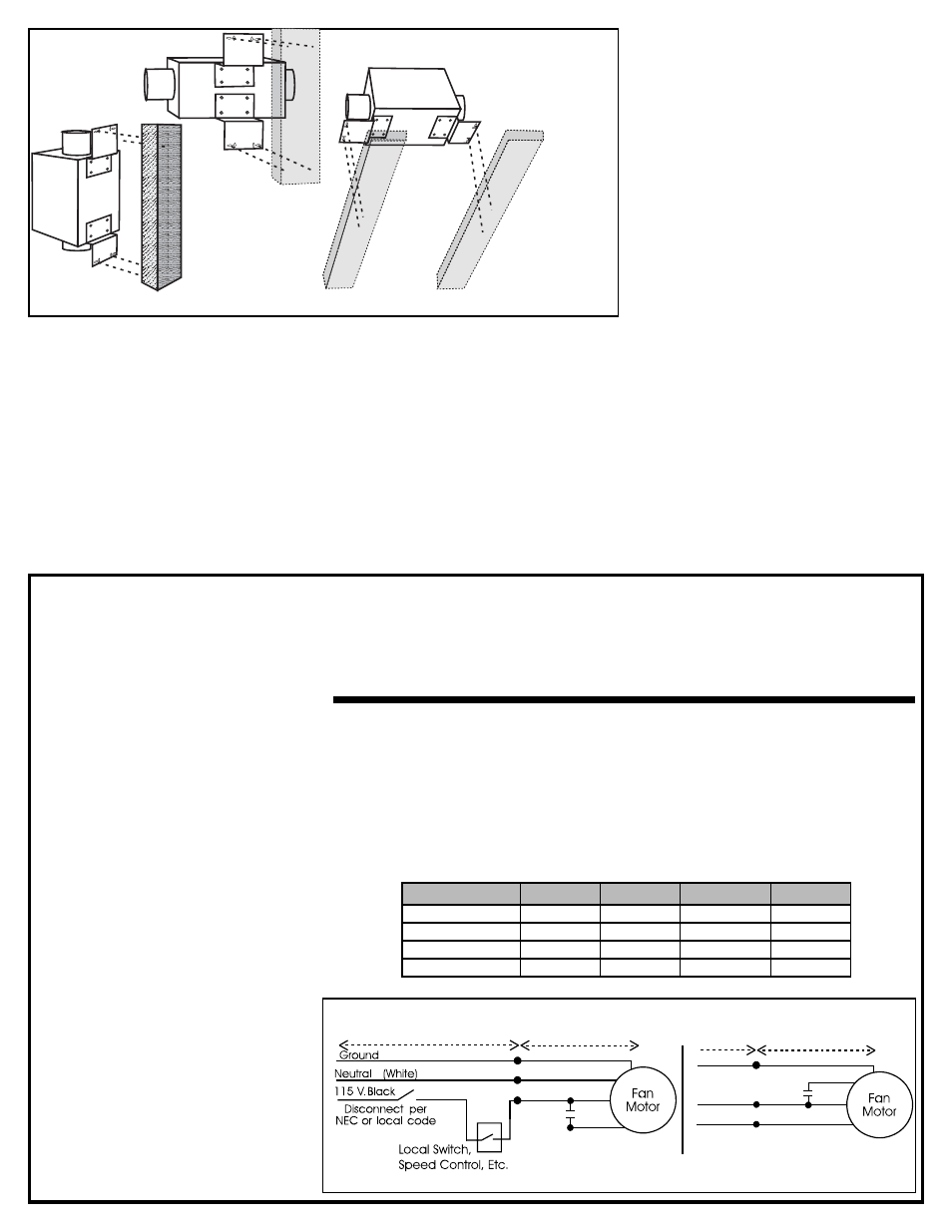 Warning, Electrical | American Aldes RDF 8-8IP User Manual | Page 2 / 6