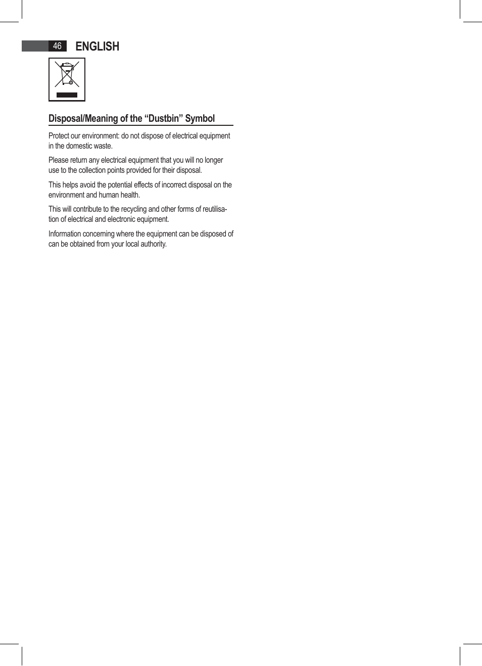 English | AEG SRP 4335 CD-MP3 User Manual | Page 46 / 74