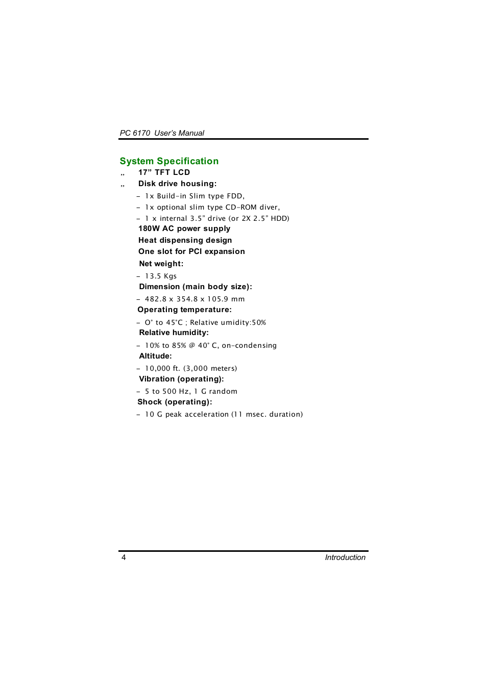 Acnodes PC 6170 User Manual | Page 12 / 75